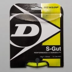 Dunlop S-Gut 16 -Sport Racquet Shop 011499 yel 1