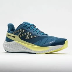 Salomon Aero Blaze Men's Blue Ashes/Sunny Lime/Dark Sapphire 12 Salomon Aero Blaze Men's Blue Ashes/Sunny Lime/Dark Sapphire -Sport Racquet Shop 040658 5