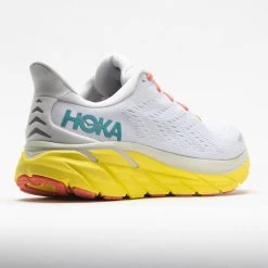 HOKA Clifton 8 Men's Blanc De Blanc/Illuminating -Sport Racquet Shop 047649 6