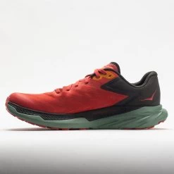 HOKA Zinal Men's Fiesta/Black Olive -Sport Racquet Shop 048575 1