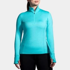 Brooks Dash 1/2 Zip Women's -Sport Racquet Shop 056547 456 1