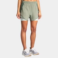 Brooks Chaser 5" 2-in-1 Shorts Women's -Sport Racquet Shop 056804 326 1