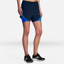 Brooks Chaser 5" 2-in-1 Shorts Women's -Sport Racquet Shop 056804 491 1