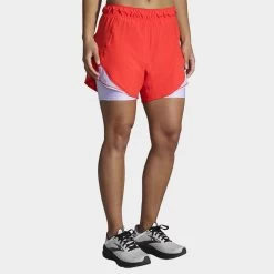 Brooks Chaser 5" 2-in-1 Shorts Women's -Sport Racquet Shop 056804 646 1