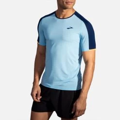 Brooks Atmosphere Short Sleeve Men's (2020) -Sport Racquet Shop 056815 455 1