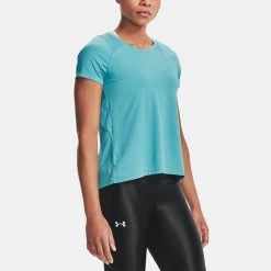 Under Armour Iso-Chill Run Short Sleeve Women's -Sport Racquet Shop 056880 476 1