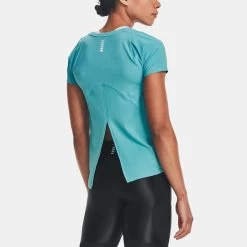 Under Armour Iso-Chill Run Short Sleeve Women's -Sport Racquet Shop 056880 476 2