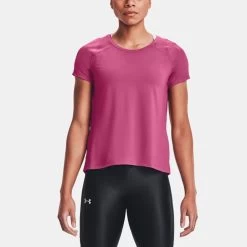 Under Armour Iso-Chill Run Short Sleeve Women's -Sport Racquet Shop 056880 678 1