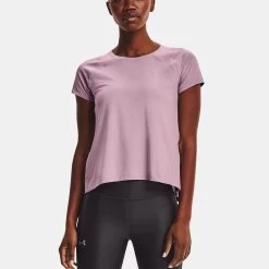 Under Armour Iso-Chill Run Short Sleeve Women's -Sport Racquet Shop 056880 698 1