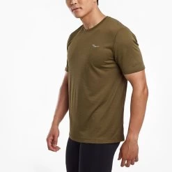 Saucony Stopwatch Short Sleeve Men's -Sport Racquet Shop 057008 do 1