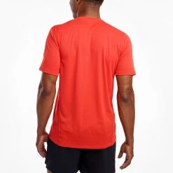 Saucony Stopwatch Short Sleeve Men's -Sport Racquet Shop 057008 pc 2