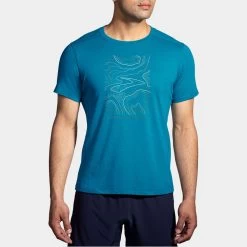 Brooks Distance Short Sleeve 2.0 Men's 20 Brooks Distance Short Sleeve 2.0 Men's -Sport Racquet Shop 057297 498 1
