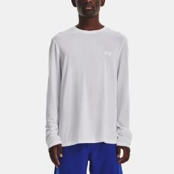 Under Armour Seamless Stride Long Sleeve Men's 10 Under Armour Seamless Stride Long Sleeve Men's -Sport Racquet Shop 057450 100 1