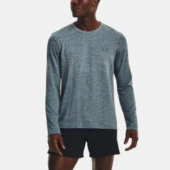 Under Armour Seamless Stride Long Sleeve Men's 12 Under Armour Seamless Stride Long Sleeve Men's -Sport Racquet Shop 057450 414 1
