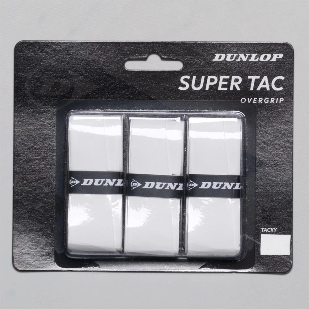 Dunlop Super Tac Overgrip 3 Pack 3 Dunlop Super Tac Overgrip 3 Pack