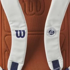 Wilson Roland Garros Super Tour Backpack Navy/White/Clay -Sport Racquet Shop 073376 3