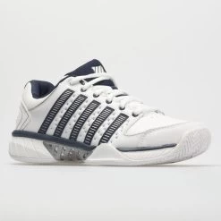 K-Swiss Hypercourt Express Leather Men's White/Navy/Silver -Sport Racquet Shop 113347 5