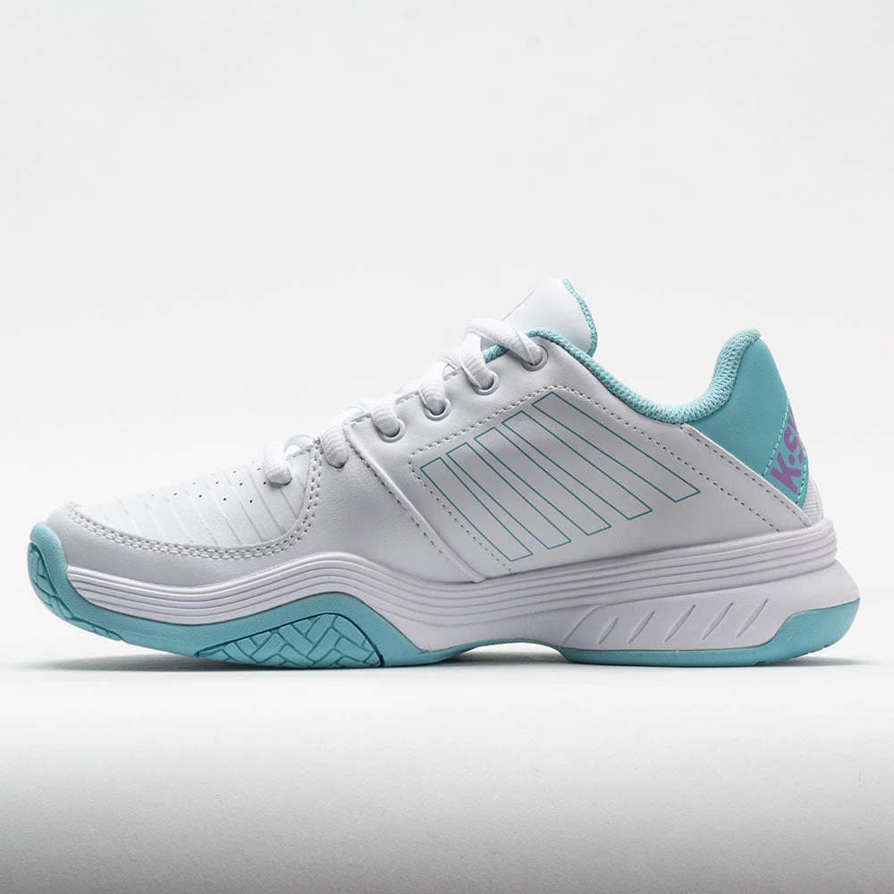 K-Swiss Court Express Women's White/Angel Blue/Sheer Lilac 4 K-Swiss Court Express Women's White/Angel Blue/Sheer Lilac - Image 2