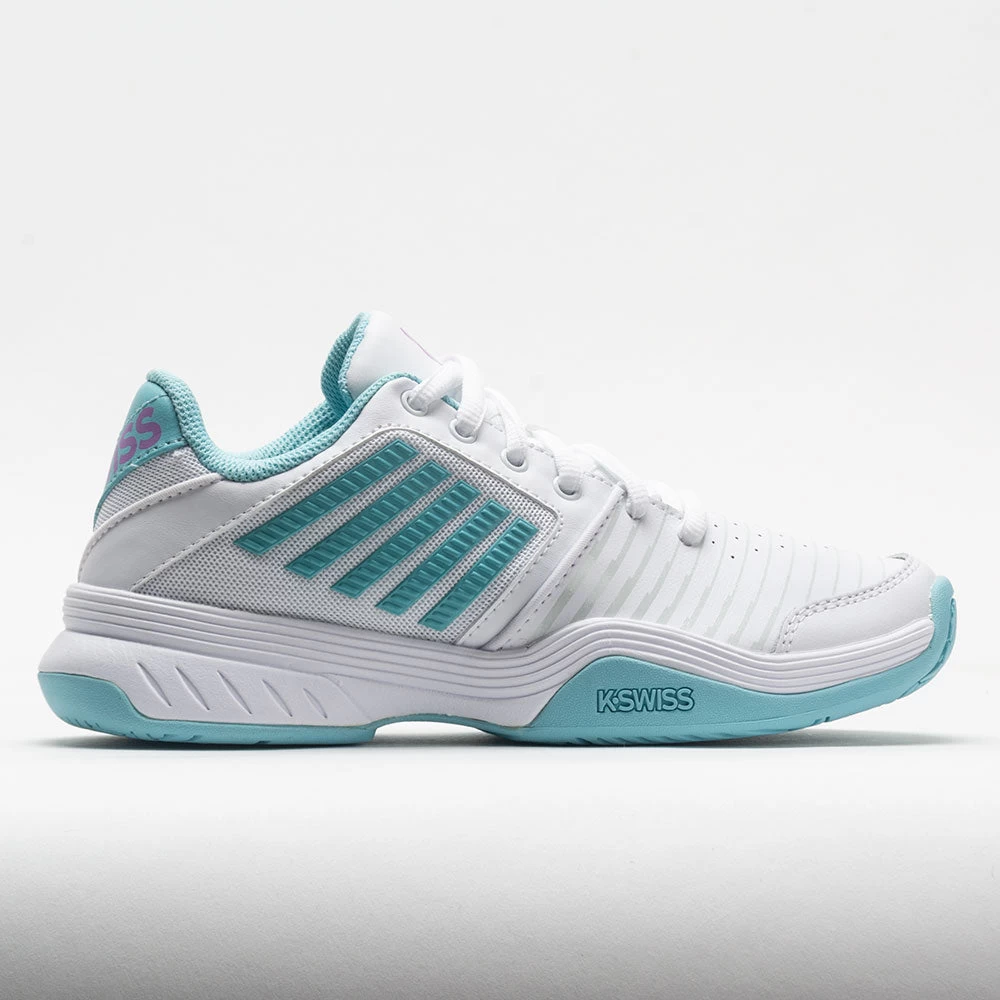 K-Swiss Court Express Women's White/Angel Blue/Sheer Lilac 3 K-Swiss Court Express Women's White/Angel Blue/Sheer Lilac