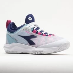 Diadora Speed Blushield Fly 4+ Clay Women's White/Blueprint/Pink -Sport Racquet Shop 117030 5