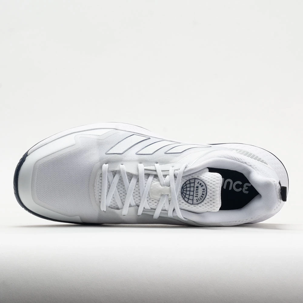 Adidas Defiant Speed Men's White/White/Navy Blue 5 Adidas Defiant Speed Men's White/White/Navy Blue - Image 3