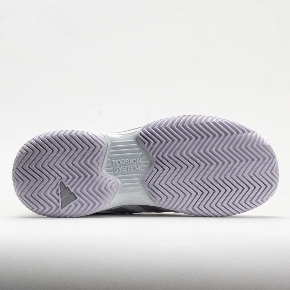 Adidas CourtJam Control Women's White/Silver Metallic/White 6 Adidas CourtJam Control Women's White/Silver Metallic/White - Image 4