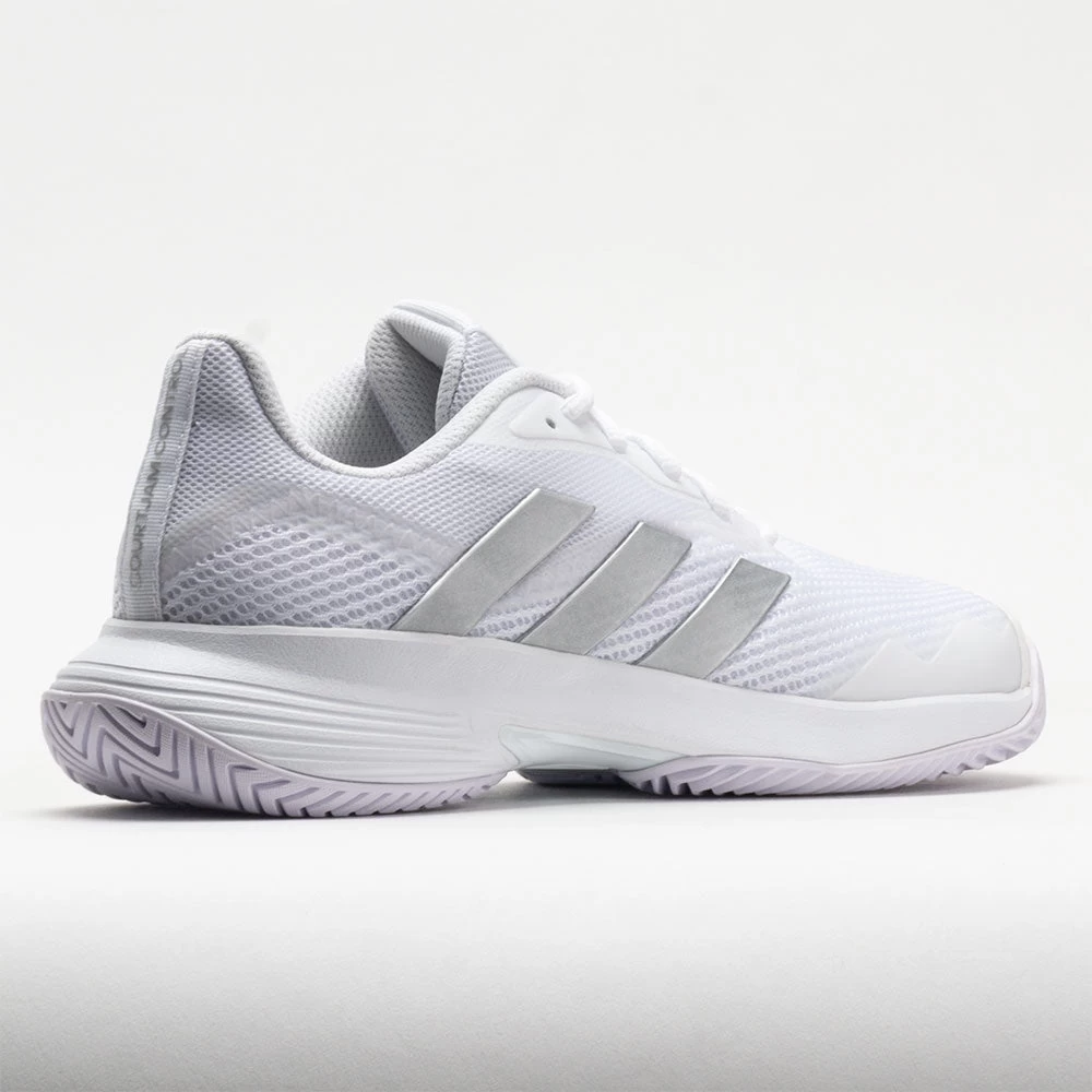 Adidas CourtJam Control Women's White/Silver Metallic/White 8 Adidas CourtJam Control Women's White/Silver Metallic/White - Image 6