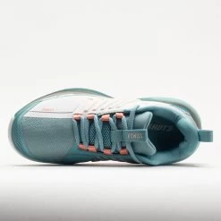 K-Swiss Ultrashot 3 Women's Blanc De Blanc/Mile Blue/Desert Flower -Sport Racquet Shop 117133 2