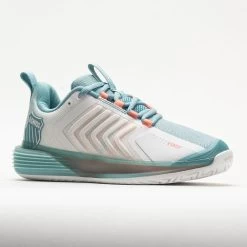 K-Swiss Ultrashot 3 Women's Blanc De Blanc/Mile Blue/Desert Flower -Sport Racquet Shop 117133 5