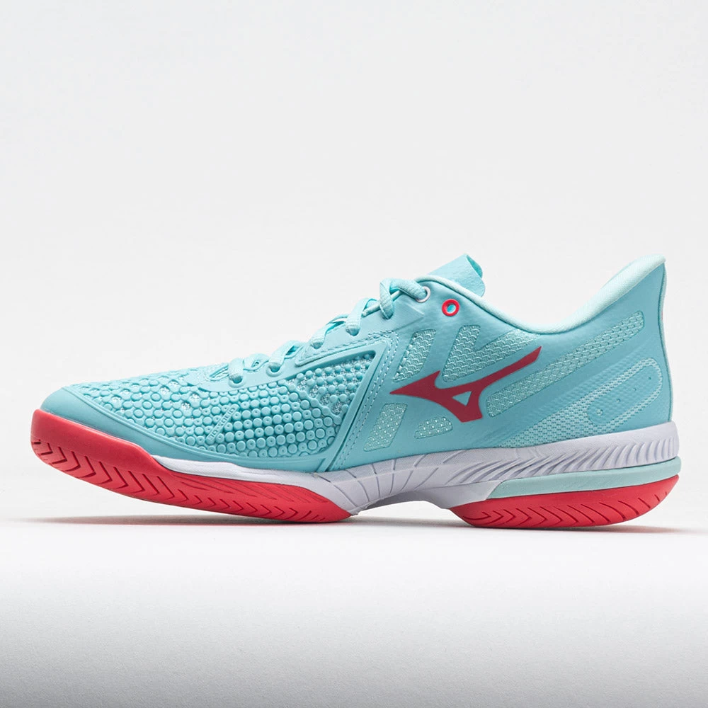 Mizuno Wave Exceed Tour 5 AC Women's Tanager Turpuoise/Paradise Pink 3 Mizuno Wave Exceed Tour 5 AC Women's Tanager Turpuoise/Paradise Pink - Image 2