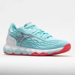 Mizuno Wave Enforce Tour AC Women's TanagerTurquoise/Paradise Pink -Sport Racquet Shop 117144 5