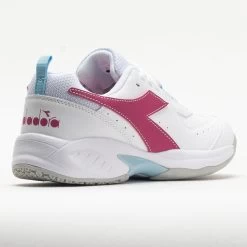 Diadora Challenge 5 SL Junior White/Pinklady -Sport Racquet Shop 121358 6