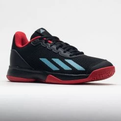 Adidas CourtFlash Junior Black/Preloved Blue/Better Scarlet -Sport Racquet Shop 121368 5