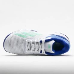 Adidas CourtFlash Junior White/Pulse Mint/Lucid Blue -Sport Racquet Shop 121369 2