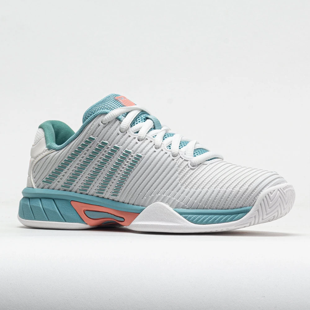 K-Swiss Hypercourt Express 2 Junior Blanc De Blanc/Nile Blue/Desert 7 K-Swiss Hypercourt Express 2 Junior Blanc De Blanc/Nile Blue/Desert - Image 5