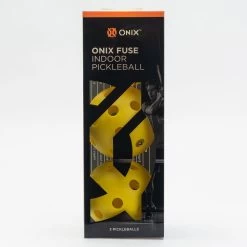 Onix Fuse Indoor Pickleball 3 Pack 8 Onix Fuse Indoor Pickleball 3 Pack -Sport Racquet Shop 360197 yel 1