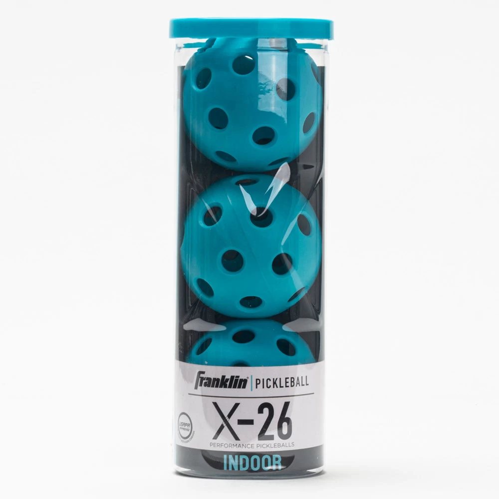 Franklin X-26 Indoor Pickleball 3 Pack Tube 3 Franklin X-26 Indoor Pickleball 3 Pack Tube