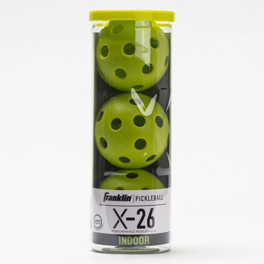 Franklin X-26 Indoor Pickleball 3 Pack Tube 5 Franklin X-26 Indoor Pickleball 3 Pack Tube - Image 3