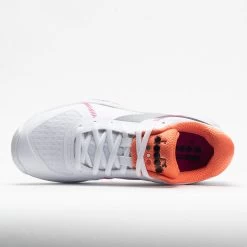 Diadora Trofeo AG Pickleball Women's White/Black/Vermillion Orange 10 Diadora Trofeo AG Pickleball Women's White/Black/Vermillion Orange -Sport Racquet Shop 370024 2
