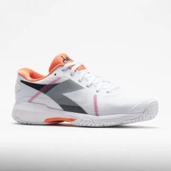 Diadora Trofeo AG Pickleball Women's White/Black/Vermillion Orange 12 Diadora Trofeo AG Pickleball Women's White/Black/Vermillion Orange -Sport Racquet Shop 370024 5