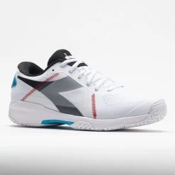 Diadora Trofeo AG Pickleball Men's White/Black/Blue Jewel 12 Diadora Trofeo AG Pickleball Men's White/Black/Blue Jewel -Sport Racquet Shop 370025 5