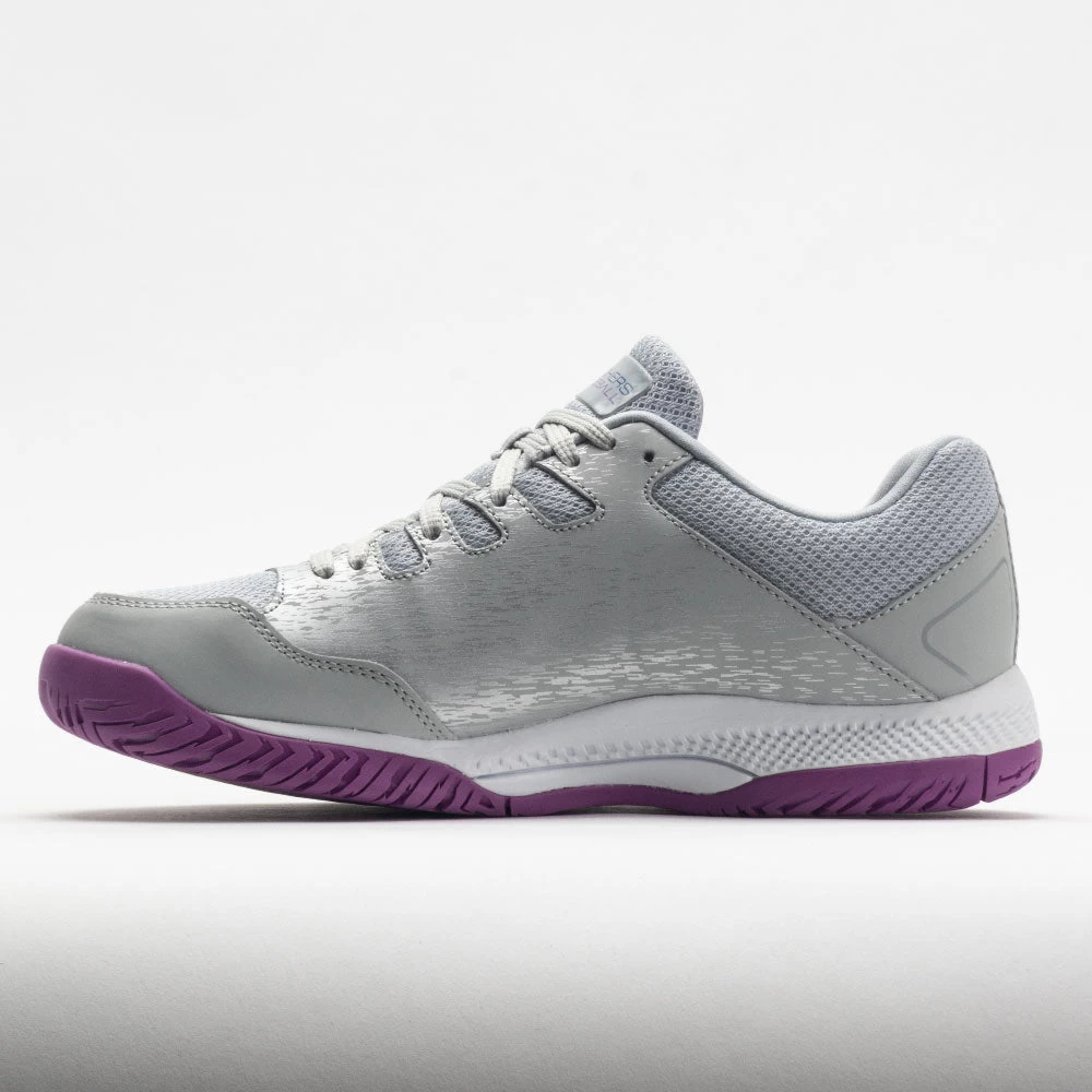 Skechers Viper Court Women's Grey/Purple 4 Skechers Viper Court Women's Grey/Purple - Image 2
