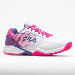 Fila Volley Zone Women's White/Pink Glo/Purple -Sport Racquet Shop 370037 5