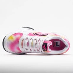 Fila Volley Zone Women's Tie-Dye Print White/Pink/Black 10 Fila Volley Zone Women's Tie-Dye Print White/Pink/Black -Sport Racquet Shop 370038 2
