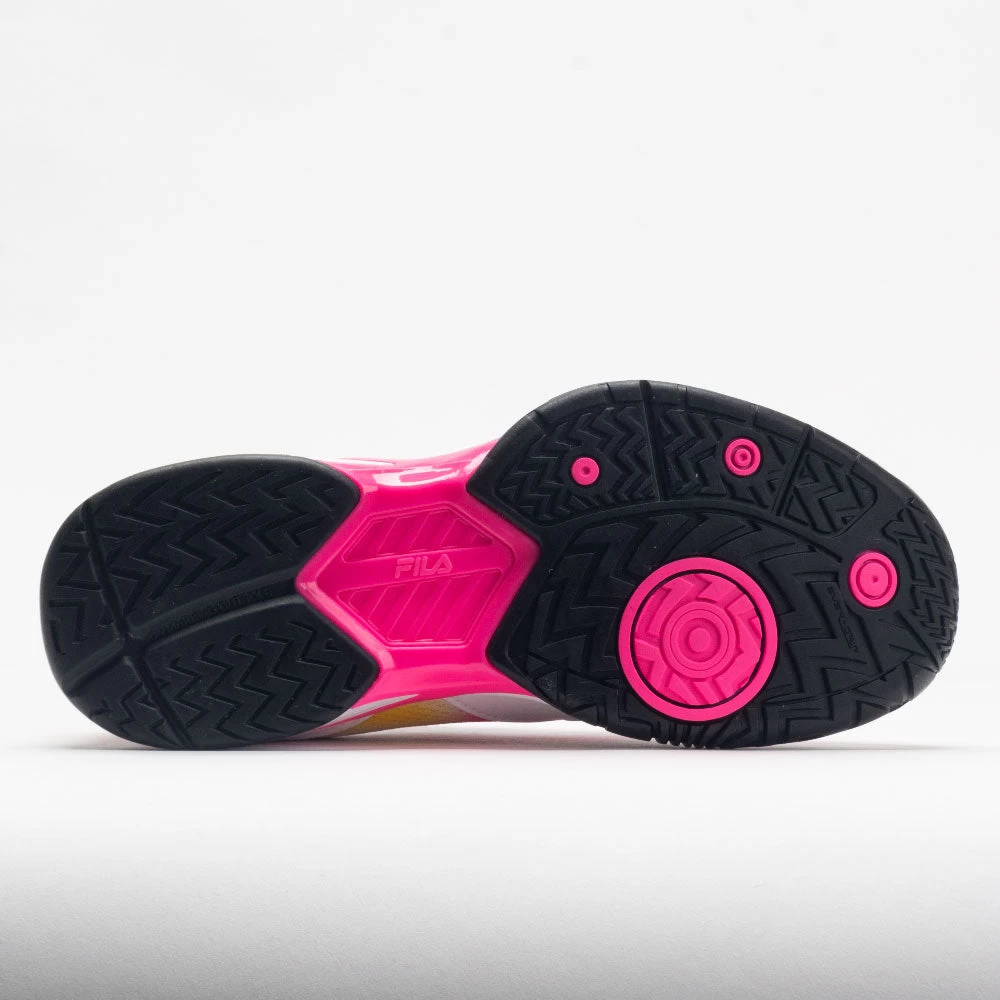 Fila Volley Zone Women's Tie-Dye Print White/Pink/Black 6 Fila Volley Zone Women's Tie-Dye Print White/Pink/Black - Image 4