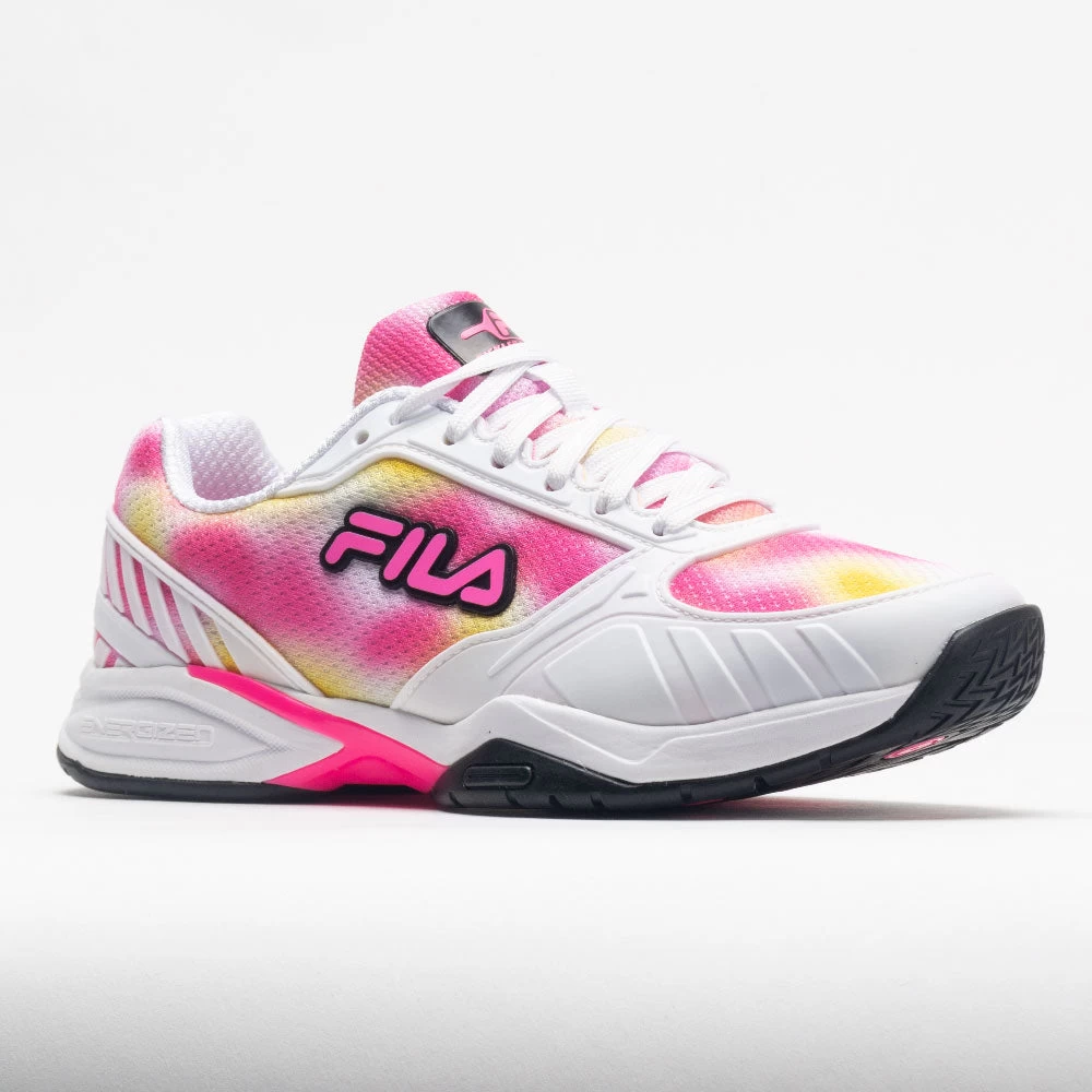 Fila Volley Zone Women's Tie-Dye Print White/Pink/Black 7 Fila Volley Zone Women's Tie-Dye Print White/Pink/Black - Image 5