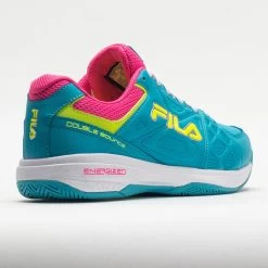 Fila Double Bounce 3 Women's Scuba Blue/White/Safety Yellow -Sport Racquet Shop 370041 6