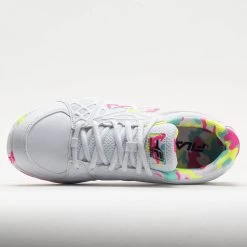 Fila Double Bounce 3 Women's White/White/Multicolor -Sport Racquet Shop 370043 2