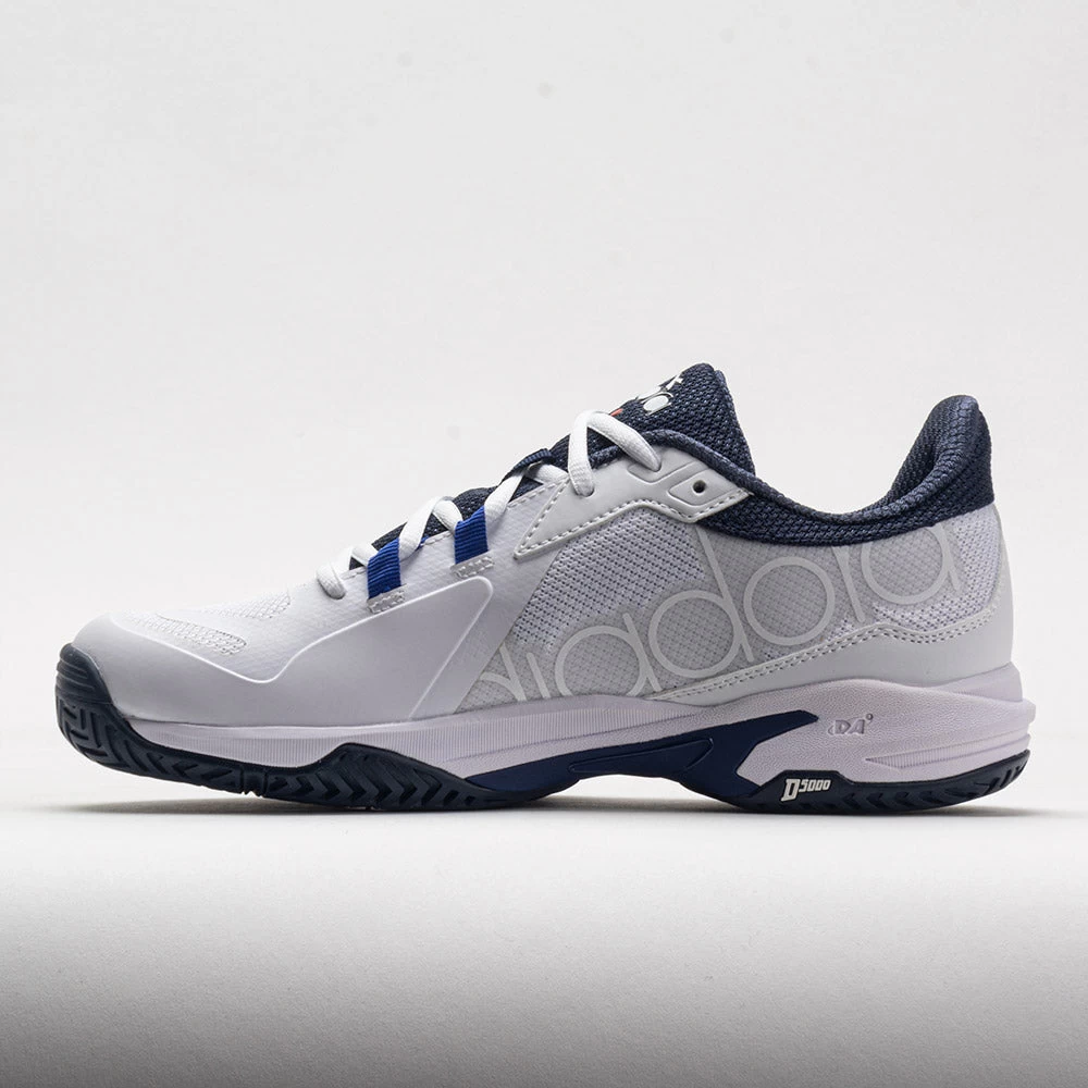 Diadora Trofeo 2 Pickleball Men's White/Surf The Web/Blue Corsair 4 Diadora Trofeo 2 Pickleball Men's White/Surf The Web/Blue Corsair - Image 2