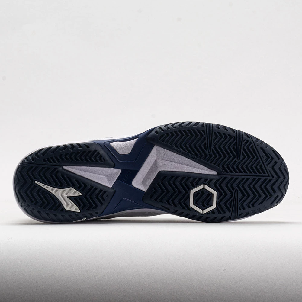 Diadora Trofeo 2 Pickleball Men's White/Surf The Web/Blue Corsair 6 Diadora Trofeo 2 Pickleball Men's White/Surf The Web/Blue Corsair - Image 4